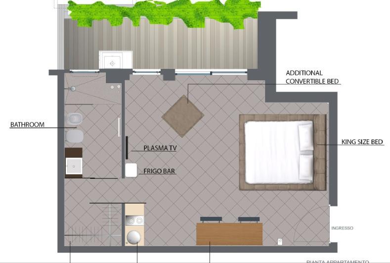 San Babila Suite Mailand Zimmer foto